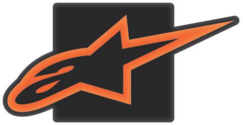 ALPINESTARS - TOW HITCH BLACK/ORANGE - Image 1