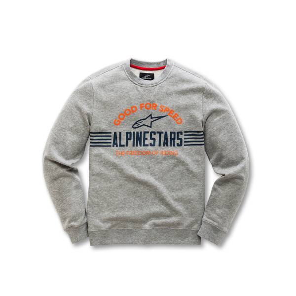 ALPINESTARS - BARS FLEECE GREY HEATHER MD - Image 1