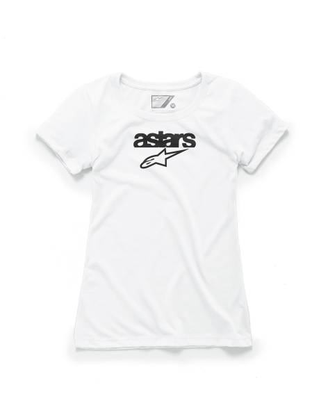 ALPINESTARS - WOMEN'S HERITAGE BLAZE TEE WHITE LG - Image 1