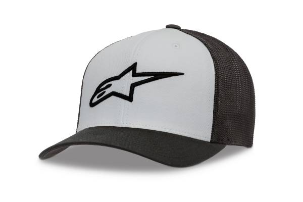 ALPINESTARS - WOMEN'S AGELESS TRUCKER HAT WHITE/BLACK - Image 1