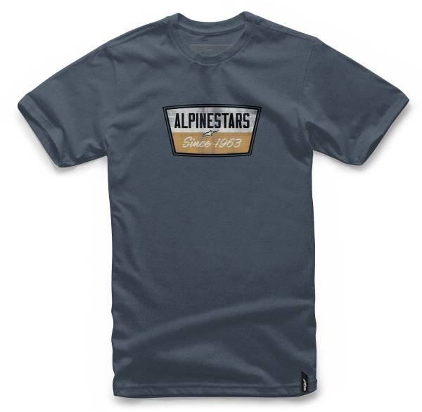 ALPINESTARS - BATTERY TEE NAVY LG - Image 1