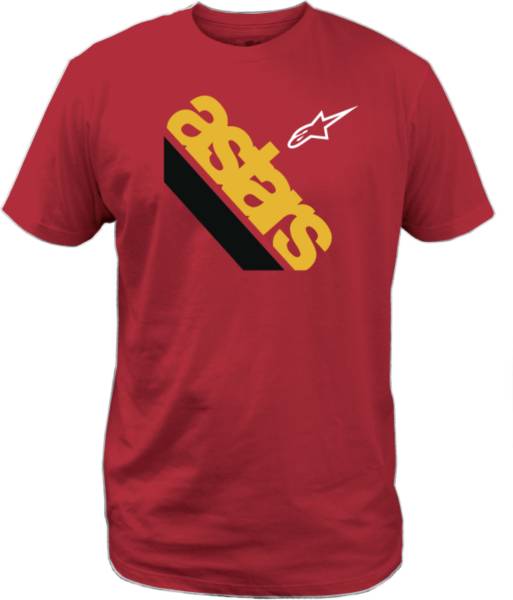 ALPINESTARS - CUT TEE RED 2X - Image 1