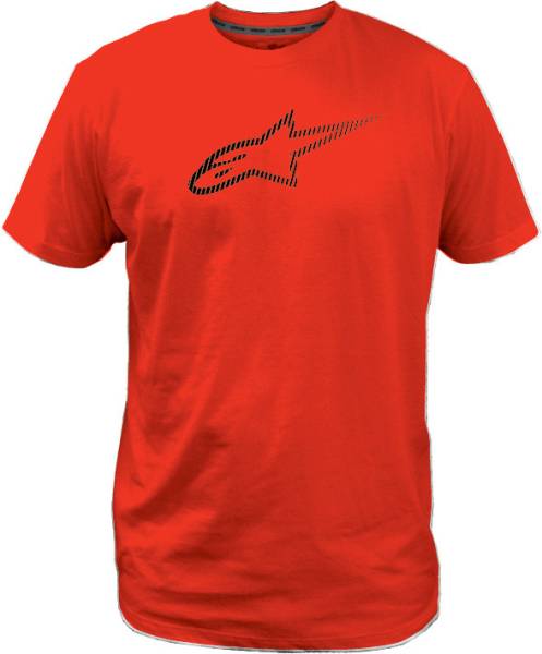 ALPINESTARS - AGELESS TECH TEE RED/BLACK LG - Image 1