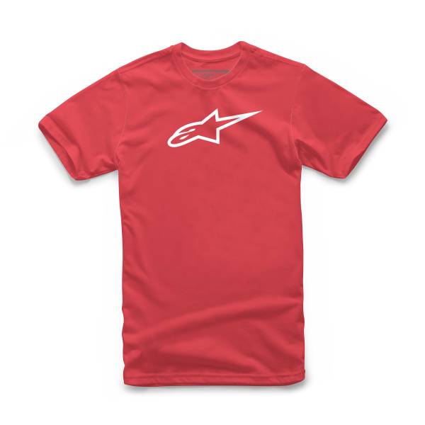 ALPINESTARS - AGELESS TEE RED/WHITE 2X - Image 1