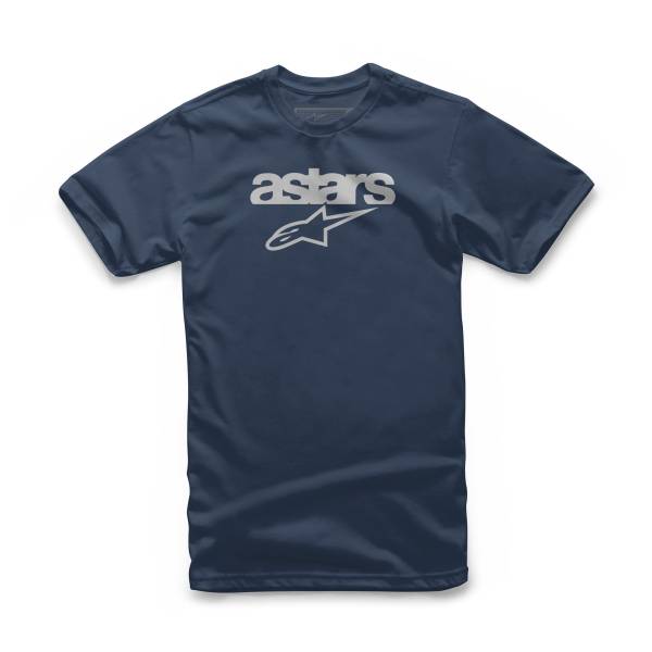 ALPINESTARS - HERITAGE BLAZE TEE NAVY 2X - Image 1