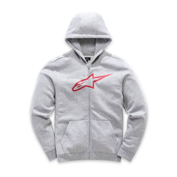 ALPINESTARS - YOUTH AGELESS FLEECE GREY/RED LG - Image 1