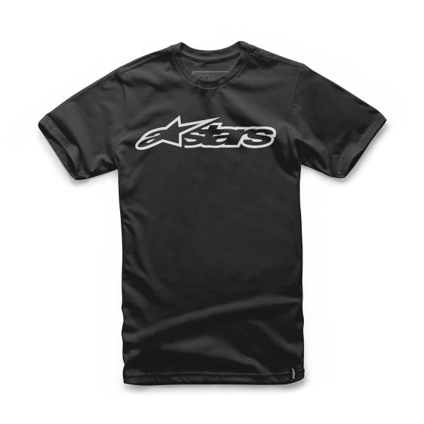 ALPINESTARS - YOUTH BLAZE TEE BLACK/WHITE LG - Image 1