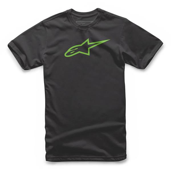 ALPINESTARS - YOUTH AGELESS TEE BLACK/GREEN LG - Image 1