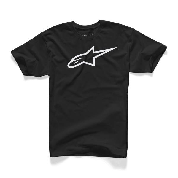 ALPINESTARS - YOUTH AGELESS TEE BLACK/WHITE LG - Image 1