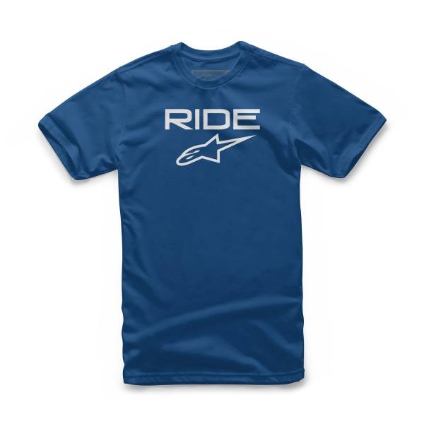 ALPINESTARS - YOUTH RIDE 2.0 TEE ROYAL BLUE/WHITE LG - Image 1