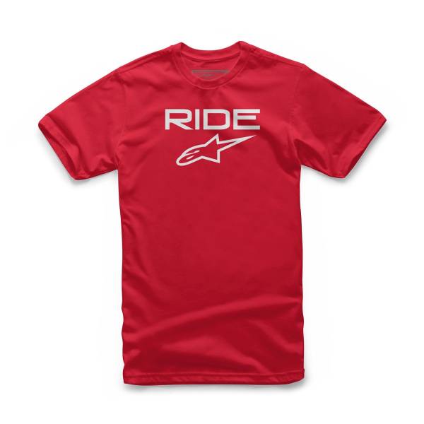 ALPINESTARS - YOUTH RIDE 2.0 TEE RED/WHITE LG - Image 1