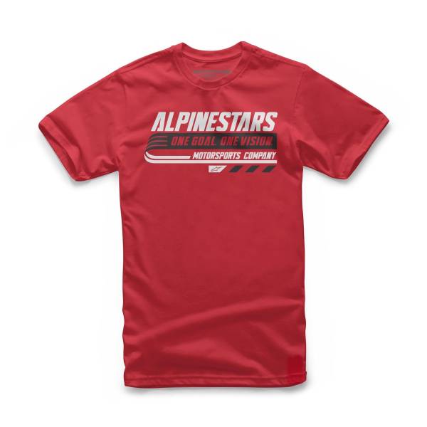 ALPINESTARS - YOUTH BRAVO TEE RED LG - Image 1