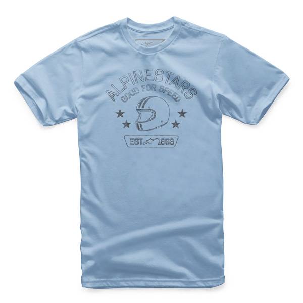 ALPINESTARS - YOUTH SCHOOL TEE CAROLINA BLUE LG - Image 1