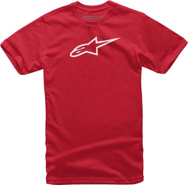 ALPINESTARS - YOUTH AGELESS TEE RED/WHITE XS - Image 1