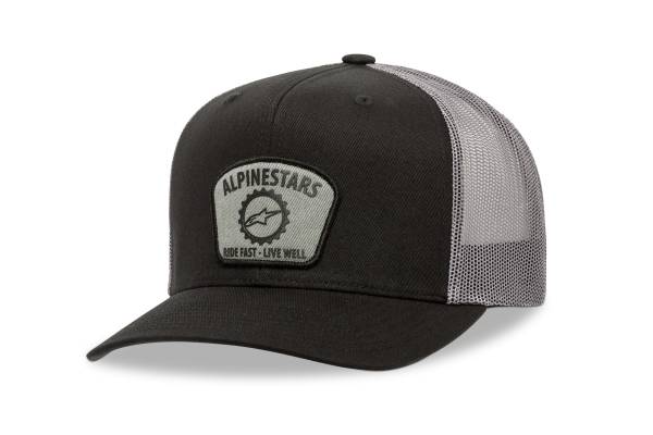 ALPINESTARS - GARAGE TRUCKER HAT BLACK/CHARCOAL - Image 1