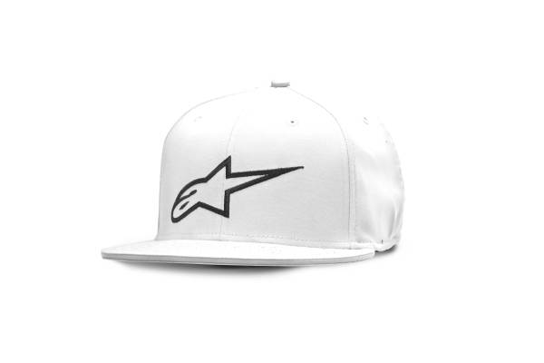 ALPINESTARS - AGELESS FLATBILL HAT WHITE/BLACK LG/XL - Image 1