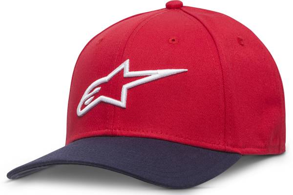 ALPINESTARS - CURVE HAT RED/NAVY LG/XL - Image 1