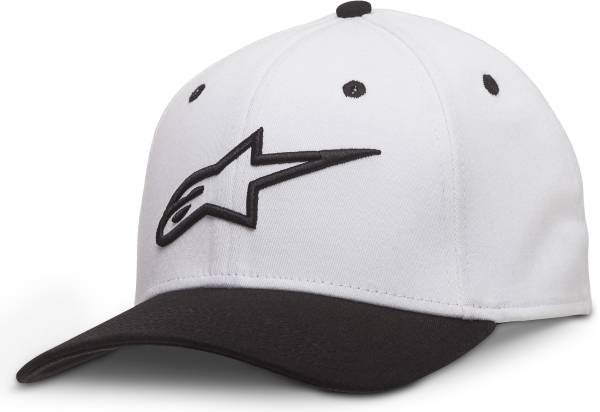 ALPINESTARS - CURVE HAT WHITE/BLACK LG/XL - Image 1