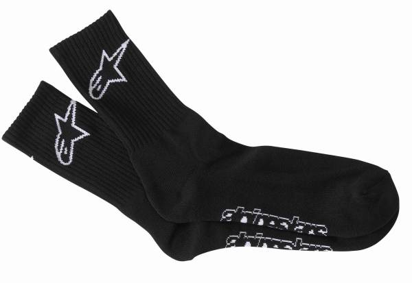 ALPINESTARS - CREW SOCKS BLACK 2X BLACK 2X - Image 1