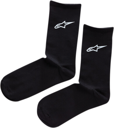 ALPINESTARS - CREW SOCKS BLACK LG - Image 1