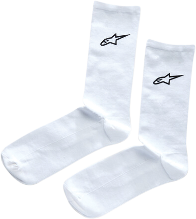 ALPINESTARS - CREW SOCKS WHITE LG - Image 1