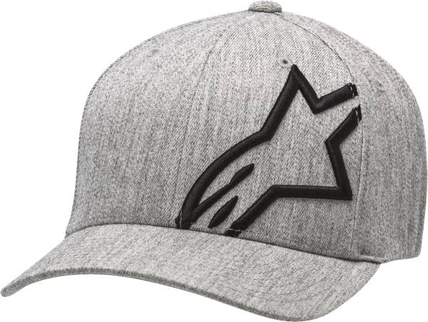 ALPINESTARS - CORP SHIFT 2 CURVED HAT GREY HEATHER/BLACK LG/XL - Image 1