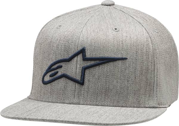 ALPINESTARS - AGELESS FLATBILL HAT GREY HEATHER/NAVY LG/XL - Image 1