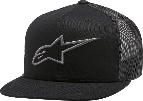 ALPINESTARS - CORP TRUCKER HAT BLACK/CHARCOAL OS - Image 1