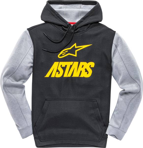 ALPINESTARS - CONVERGE FLEECE BLACK/YELLOW MD - Image 1