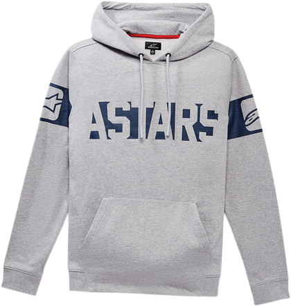 ALPINESTARS - BROADBAND HOODIE GREY HEATHER 2X - Image 1