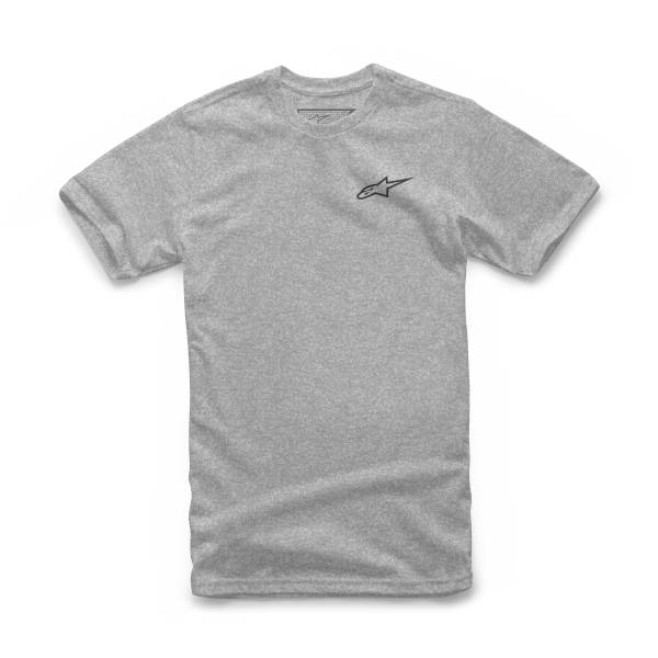 ALPINESTARS - NEU AGELESS TEE GREY HEATHER/BLACK 2X - Image 1