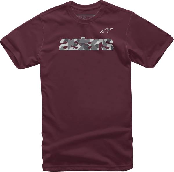 ALPINESTARS - SCATTER TEE MAROON 2X - Image 1