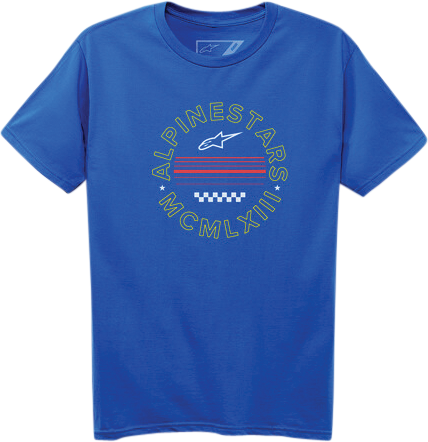 ALPINESTARS - CIRCULAR TEE ROYAL BLUE 2X - Image 1