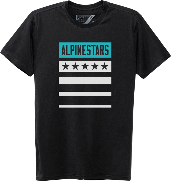 ALPINESTARS - NATIONAL TEE BLACK 2X - Image 1