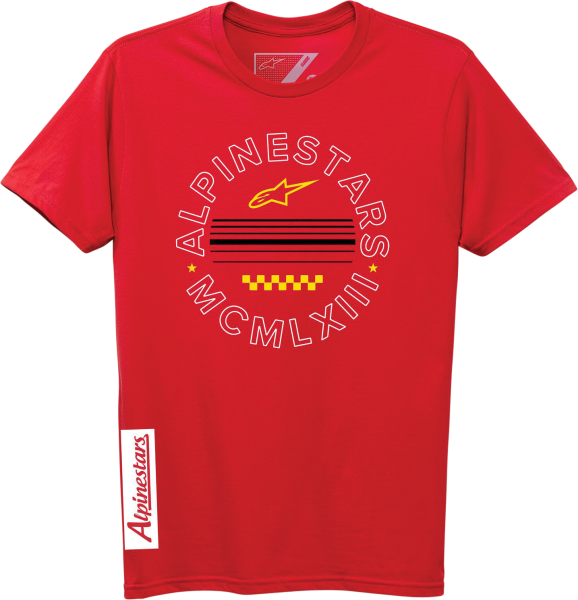 ALPINESTARS - CIRCULAR TEE RED 2X - Image 1