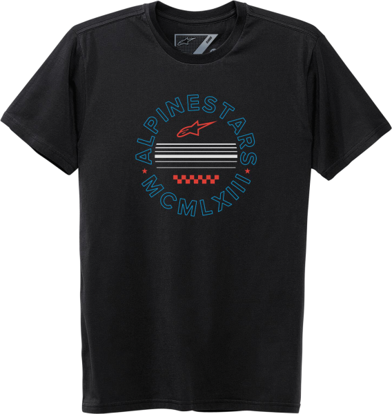 ALPINESTARS - CIRCULAR TEE BLACK 2X - Image 1