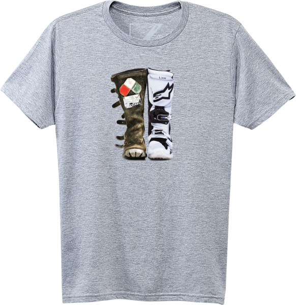 ALPINESTARS - ROOTS TEE GREY HEATHER 2X - Image 1