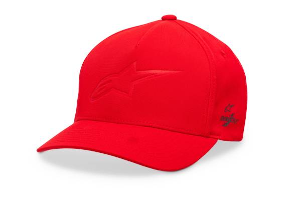 ALPINESTARS - AGELESS DEBOSS TECH HAT RED LG/XL - Image 1