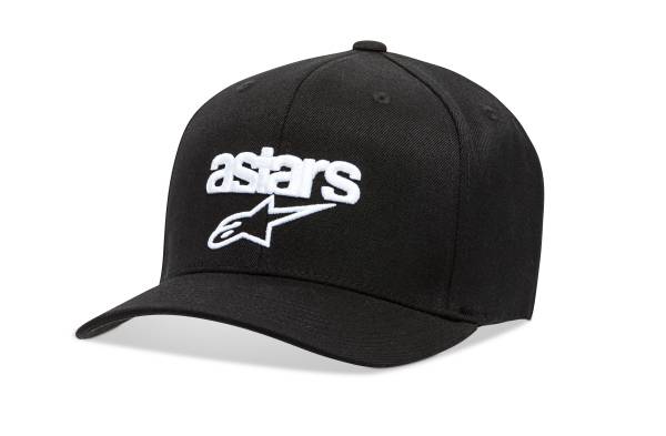 ALPINESTARS - HERITAGE BLAZE HAT BLACK/WHITE LG/XL - Image 1