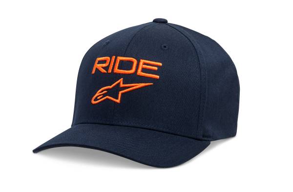 ALPINESTARS - RIDE 2.0 HAT NAVY/ORANGE LG/XL - Image 1