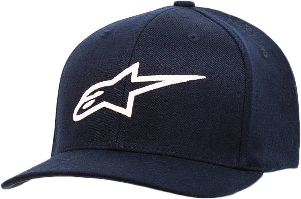 ALPINESTARS - AGELESS CURVE HAT NAVY/WHITE LG/XL - Image 1