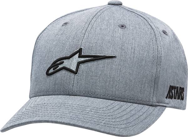 ALPINESTARS - AGELESS PROP HAT GREY HEATHER CURVED BILL - Image 1