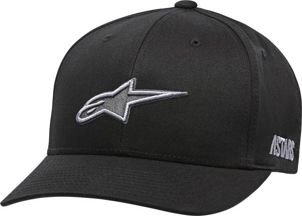 ALPINESTARS - AGELESS PROP HAT BLACK CURVED BILL - Image 1