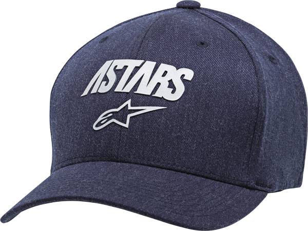 ALPINESTARS - ANGLE REFLECT HAT NAVY HEATHER LG/XL CURVED BILL - Image 1