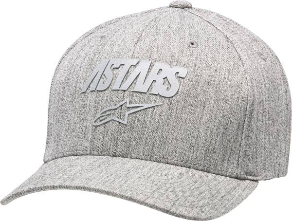 ALPINESTARS - ANGLE REFLECT HAT GREY HEATHER LG/XL CURVED BILL - Image 1