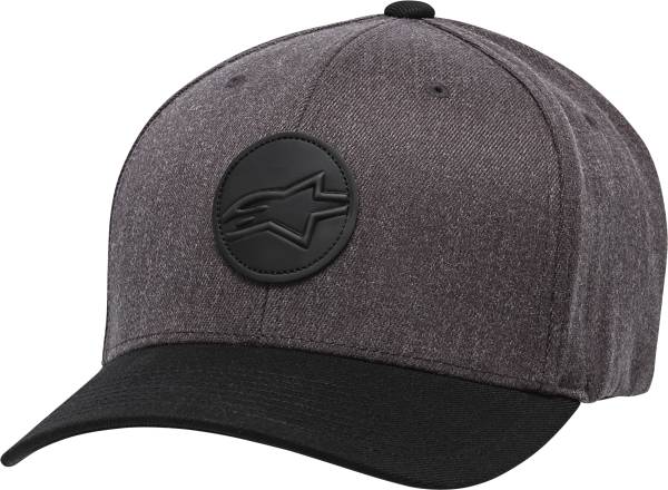 ALPINESTARS - DOT PATCH HAT CHARCOAL/BLACK LG/XL CURVED BILL - Image 1