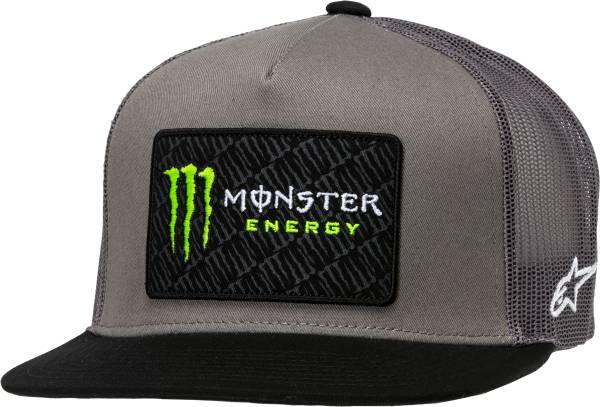 ALPINESTARS - MONSTER CHAMP TRUCKER HAT GREY/BLACK - Image 1