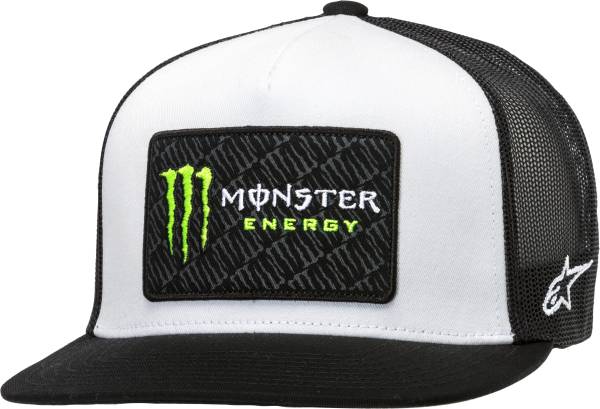 ALPINESTARS - MONSTER CHAMP TRUCKER HAT WHITE/BLACK - Image 1