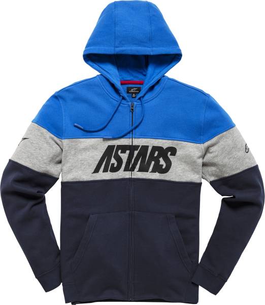 ALPINESTARS - GRUPO ZIP HOODIE BLUE/NAVY 2X - Image 1