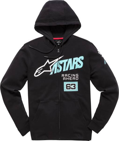 ALPINESTARS - TITLE ZIP HOODIE BLACK 2X - Image 1